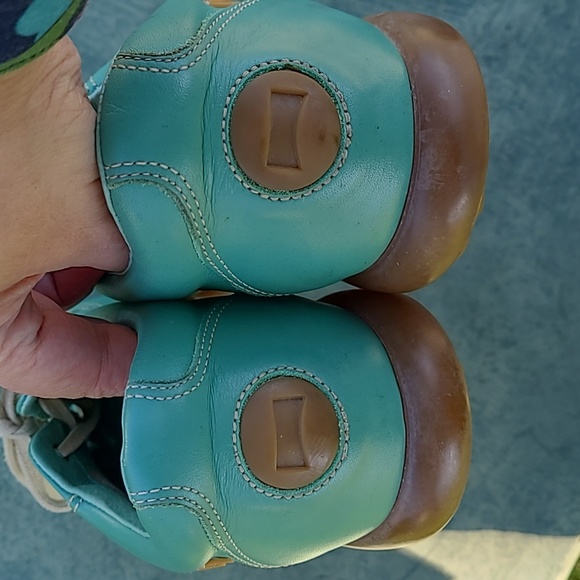 Camper Pelotas Robins Egg Blue Tie Loafers - Picture 3 of 6